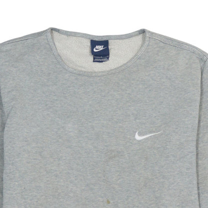 Mens UK Size L Nike Grey Pullover Sweatshirt