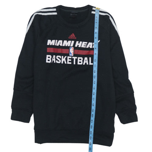 Mens UK Size M adidas Black Pullover Sweatshirt
