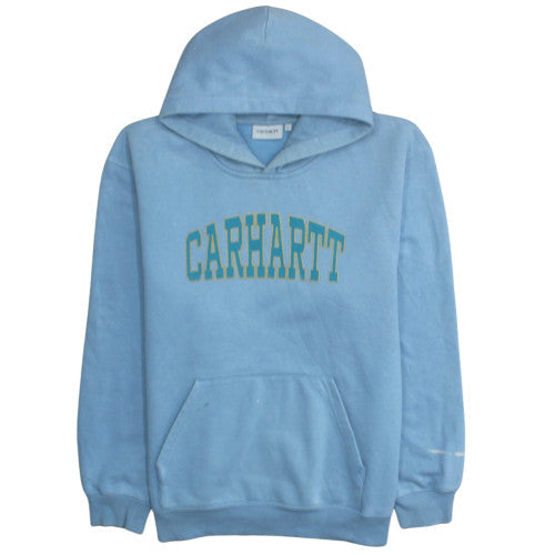 Mens UK Size XL Carhartt Blue Pullover Hoodie