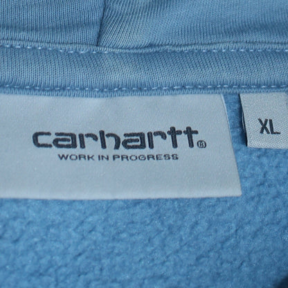 Mens UK Size XL Carhartt Blue Pullover Hoodie