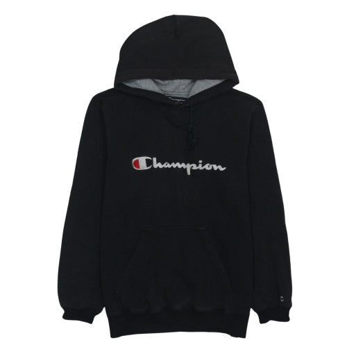 Mens UK Size S Champion Black Pullover Hoodie