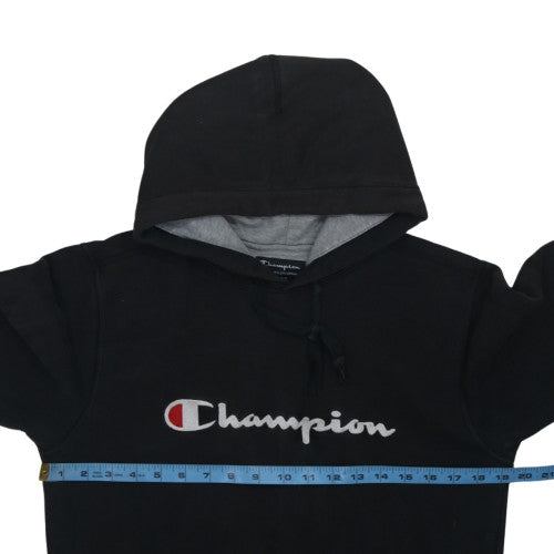 Mens UK Size S Champion Black Pullover Hoodie