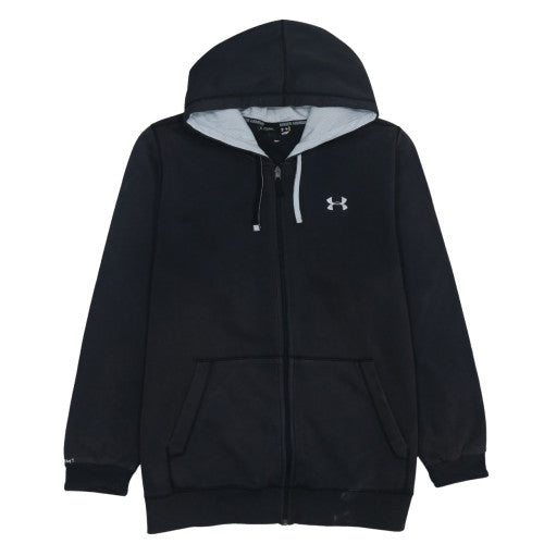 Mens UK Size XL Under armour Black Full Zip Hoodie