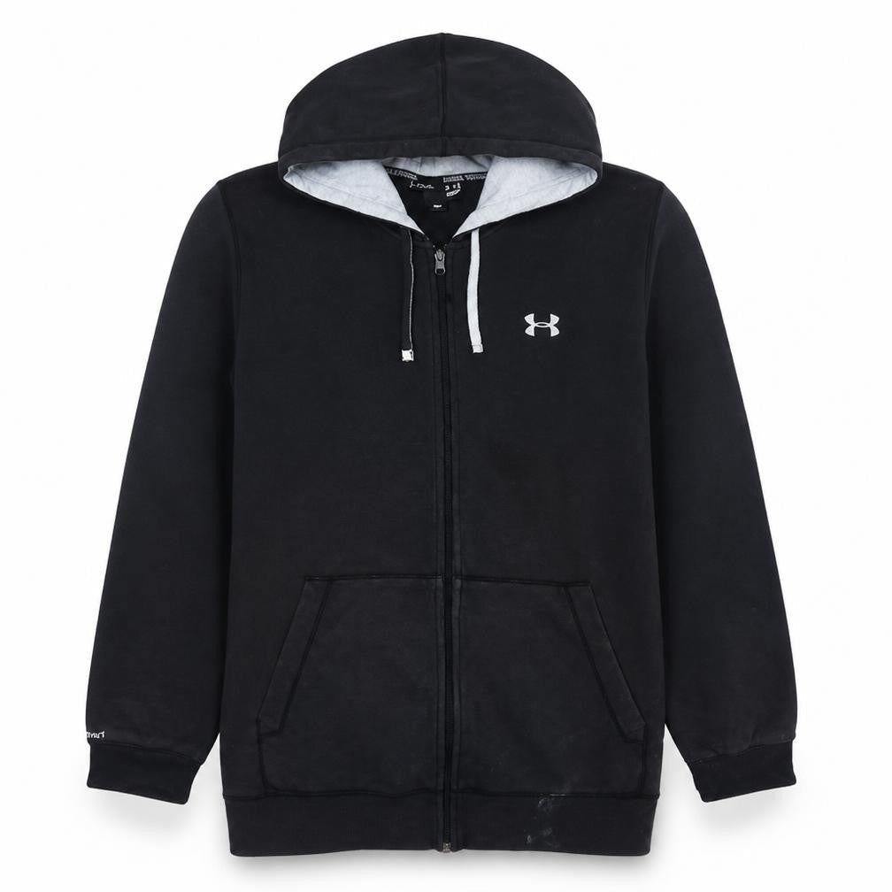 Mens UK Size XL Under armour Black Full Zip Hoodie