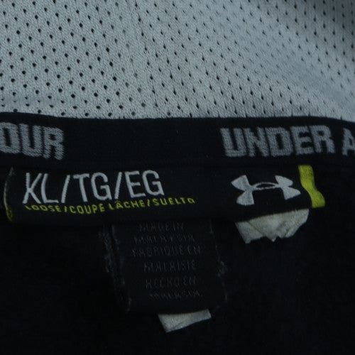 Mens UK Size XL Under armour Black Full Zip Hoodie