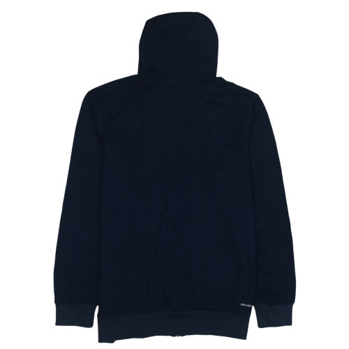 Mens UK Size M adidas Blue Full Zip Hoodie
