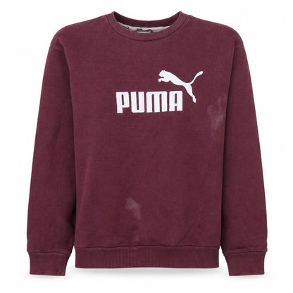Womens UK Size XS PUMA Red Pullover Sweatshirt