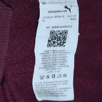 Womens UK Size XS PUMA Red Pullover Sweatshirt