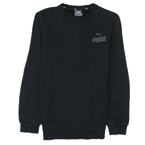 Mens UK Size S PUMA Black Pullover Sweatshirt