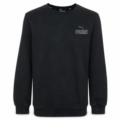 Mens UK Size S PUMA Black Pullover Sweatshirt