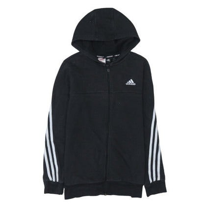 Teens UK Size 14 Slim adidas Black Full Zip Hoodie