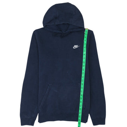 Mens UK Size S Nike Blue Pullover Hoodie