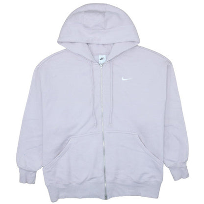 Womens UK Size 2XL Nike Purple Full Zip Hoodie