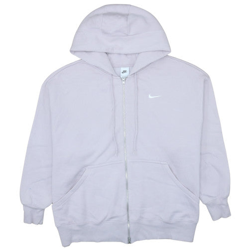Womens UK Size 2XL Nike Purple Full Zip Hoodie