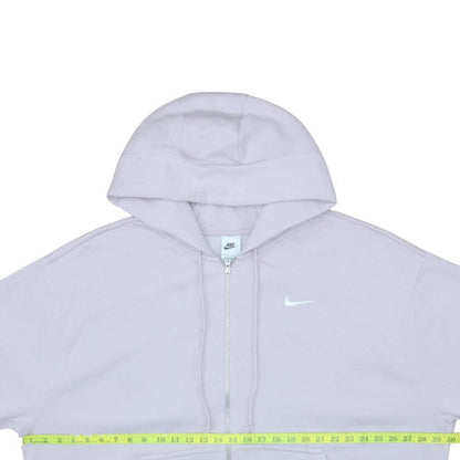 Womens UK Size 2XL Nike Purple Full Zip Hoodie