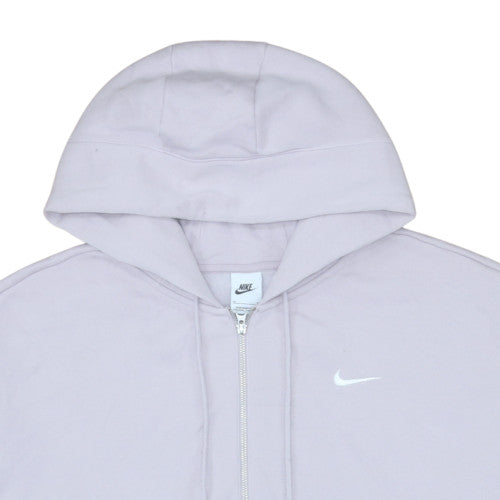 Womens UK Size 2XL Nike Purple Full Zip Hoodie