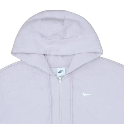 Womens UK Size 2XL Nike Purple Full Zip Hoodie