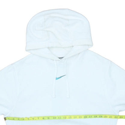 Mens UK Size S Nike White Pullover Hoodie