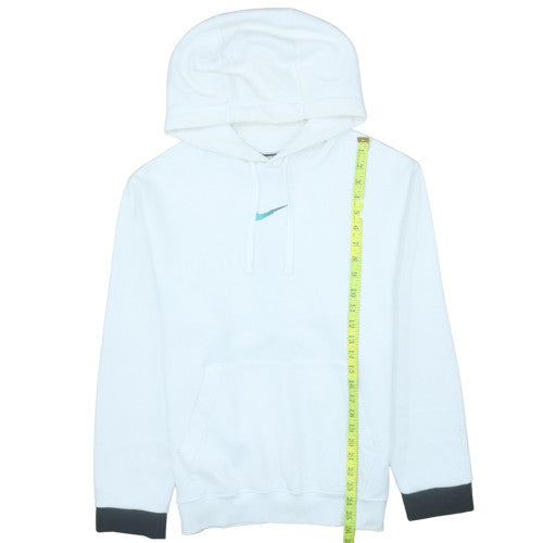 Mens UK Size S Nike White Pullover Hoodie