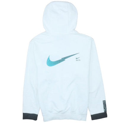 Mens UK Size S Nike White Pullover Hoodie