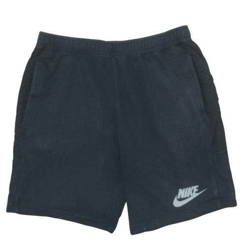 Nike Men's Black Athletic Sweat Shorts L - Breathable Training Wear