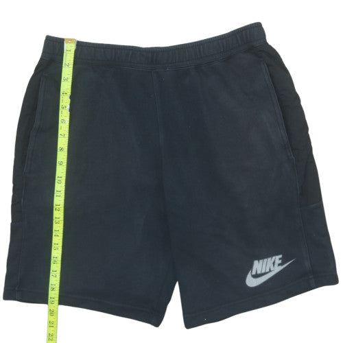 Nike Men's Black Athletic Sweat Shorts L - Breathable Training Wear