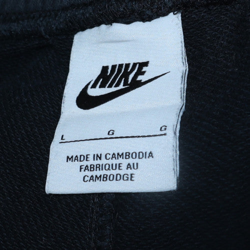 Nike Men's Black Athletic Sweat Shorts L - Breathable Training Wear