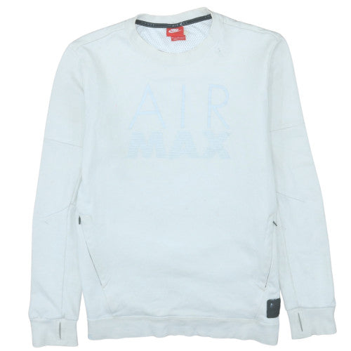 Mens UK Size M Nike White Pullover Sweatshirt