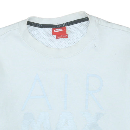 Mens UK Size M Nike White Pullover Sweatshirt