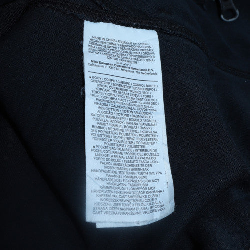 Mens UK Size M Nike Black Full Zip Hoodie