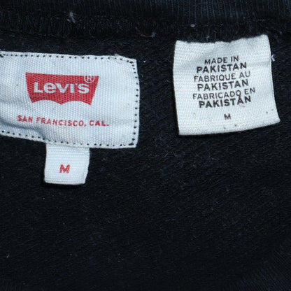 Mens UK Size M Levi's Black Pullover Sweatshirt