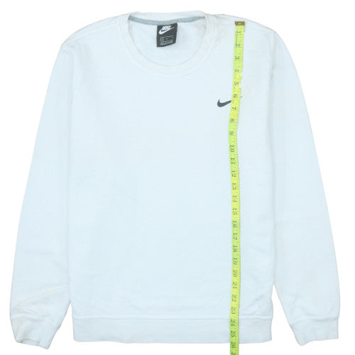 Mens UK Size L Nike White Pullover Sweatshirt