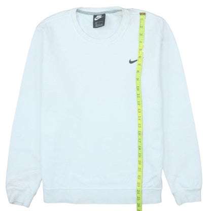 Mens UK Size L Nike White Pullover Sweatshirt
