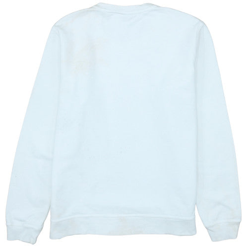 Mens UK Size L Nike White Pullover Sweatshirt