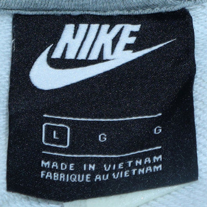 Mens UK Size L Nike White Pullover Sweatshirt