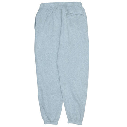 Nike Men Grey Fleece Sweatpants L Regular Fit Casual Trousers