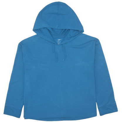 Womens UK Size XL Nike Blue Pullover Hoodie