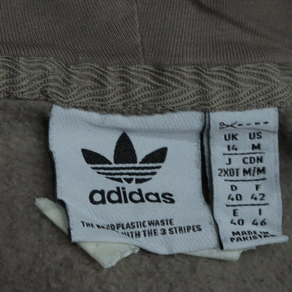 Womens UK Size 14 adidas Brown Pullover Hoodie