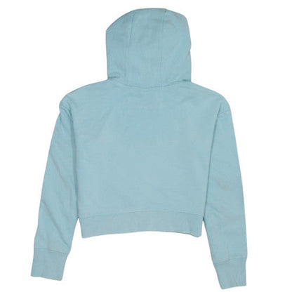Nike Girls Blue Pullover Hoodie Large Cotton Blend Sweatshirt