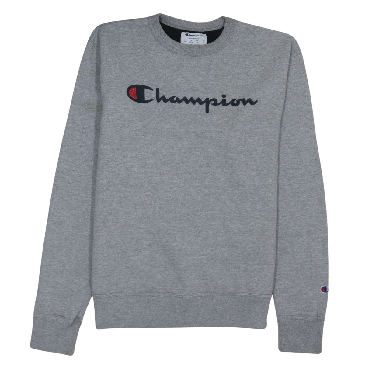 Mens UK Size M Champion Grey Pullover Sweatshirt