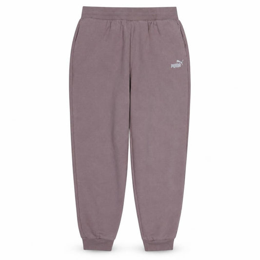 Puma Womens Mauve Jogger Sweatpants L Elastic Waist Casual Trousers
