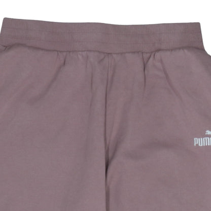 Puma Womens Mauve Jogger Sweatpants L Elastic Waist Casual Trousers