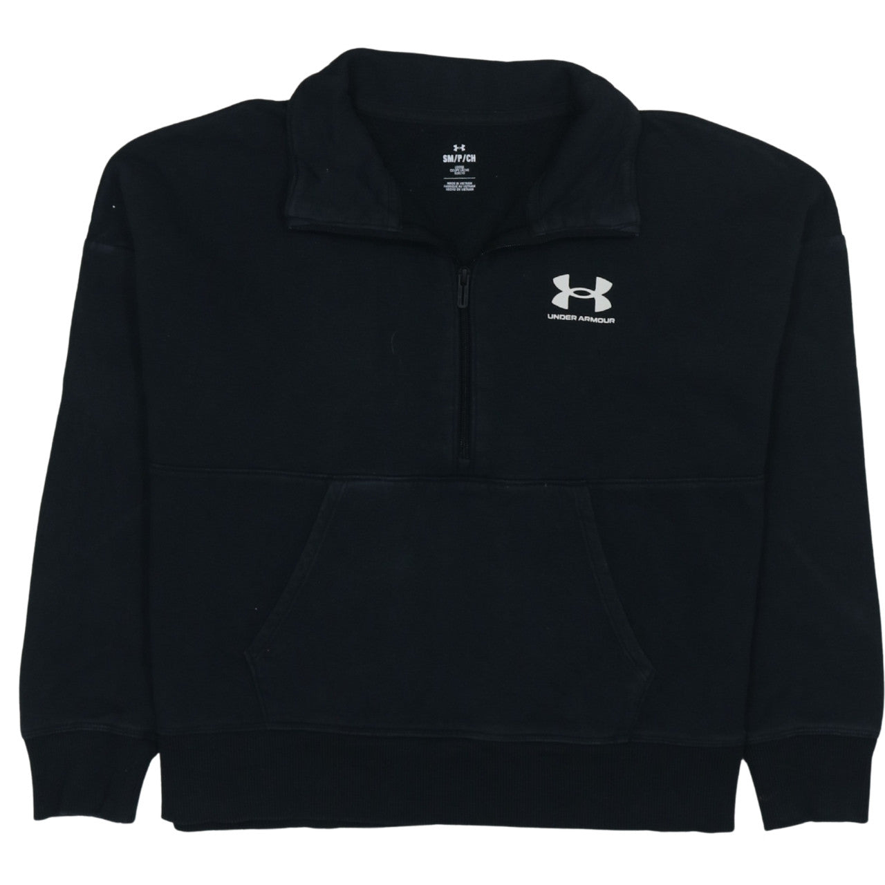 Mens UK Size S Under armour Black Pullover Sweatshirt