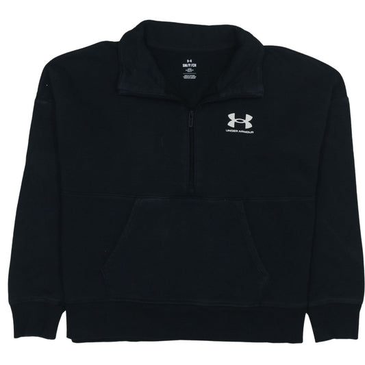 Mens UK Size S Under armour Black Pullover Sweatshirt
