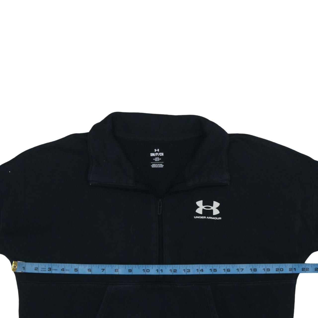 Mens UK Size S Under armour Black Pullover Sweatshirt