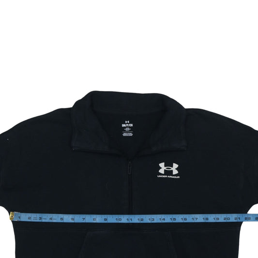 Mens UK Size S Under armour Black Pullover Sweatshirt