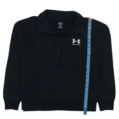 Mens UK Size S Under armour Black Pullover Sweatshirt