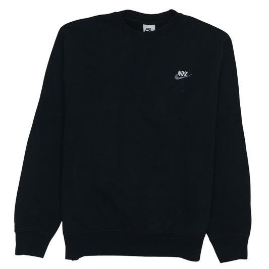 Mens UK Size M Nike Black Pullover Sweatshirt