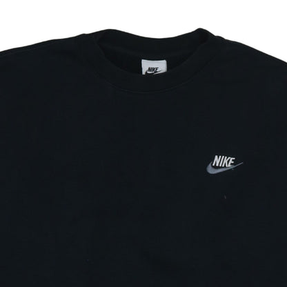 Mens UK Size M Nike Black Pullover Sweatshirt