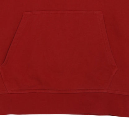 Mens UK Size L Nike Red 1/4 Zip Sweatshirt